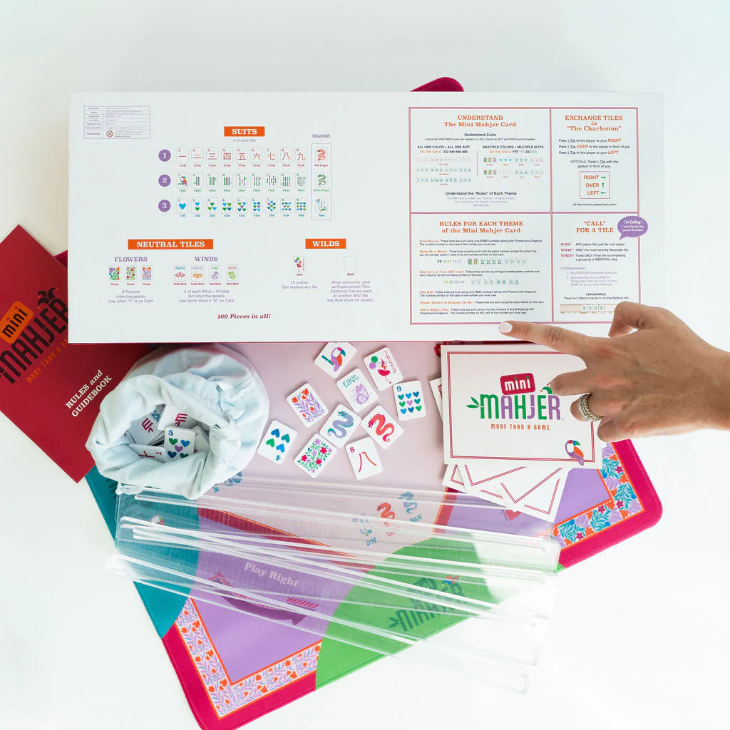 Mini Mahjer Mahjong Game - Rackin' Rosie Edition