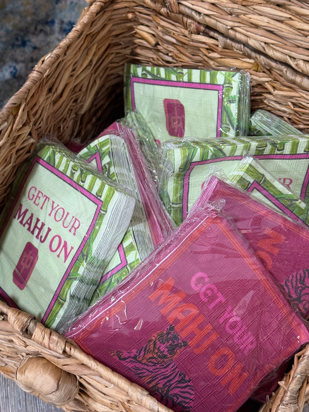 Mahjong Cocktail Napkin