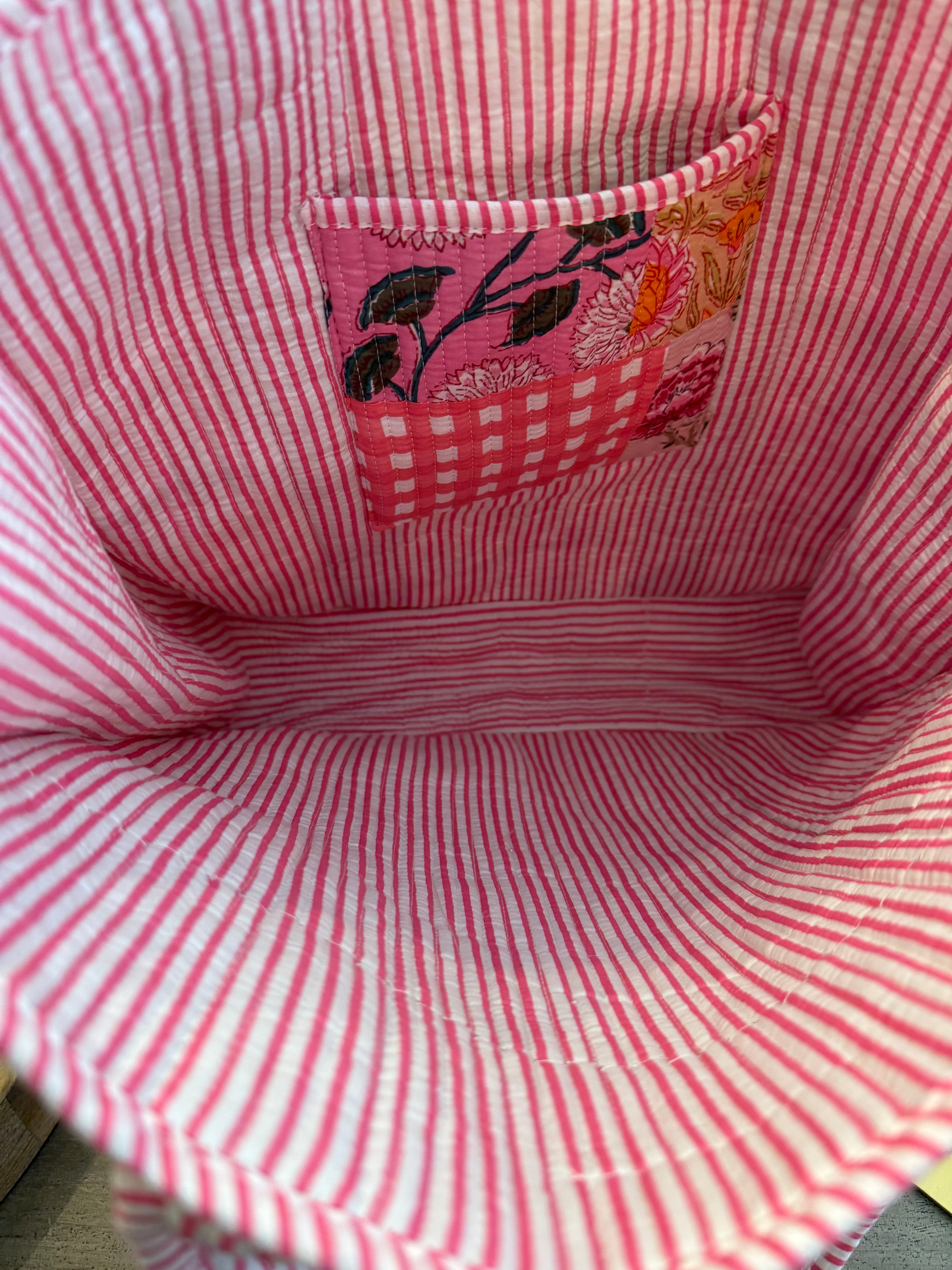 Quilted Bag - Palm Trees and Leopards!