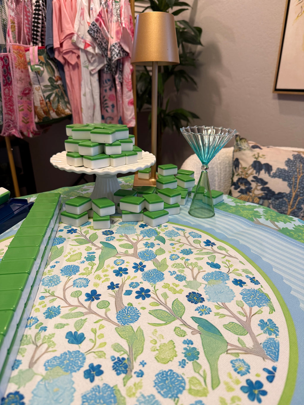 Elegant Whimsy Mahjong Mat