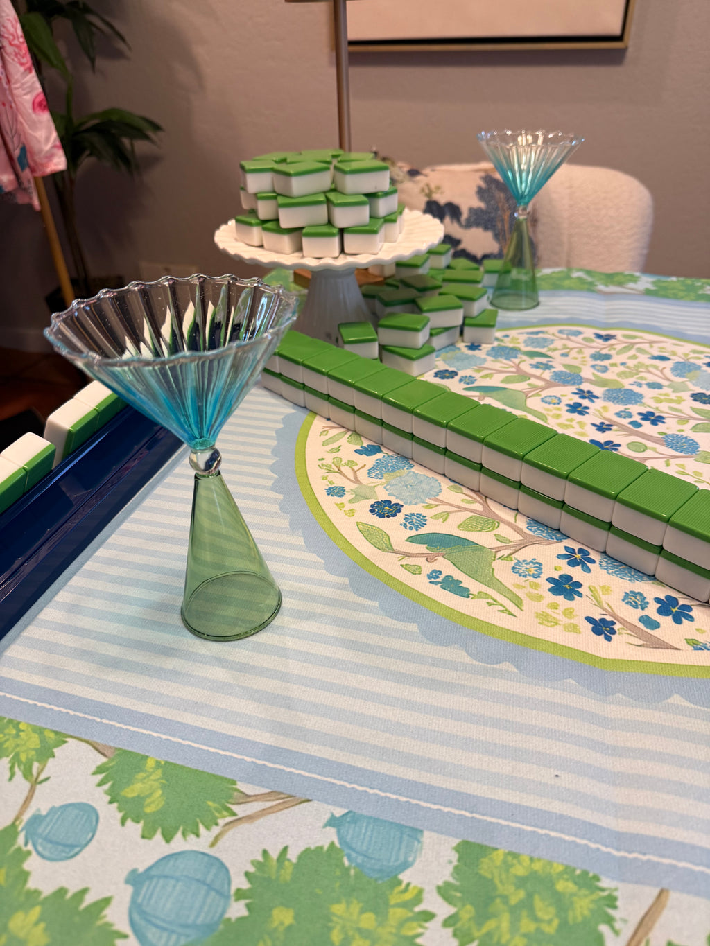 Elegant Whimsy Mahjong Mat