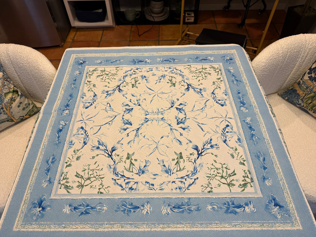 French Country Feel in this Mahjong Mat