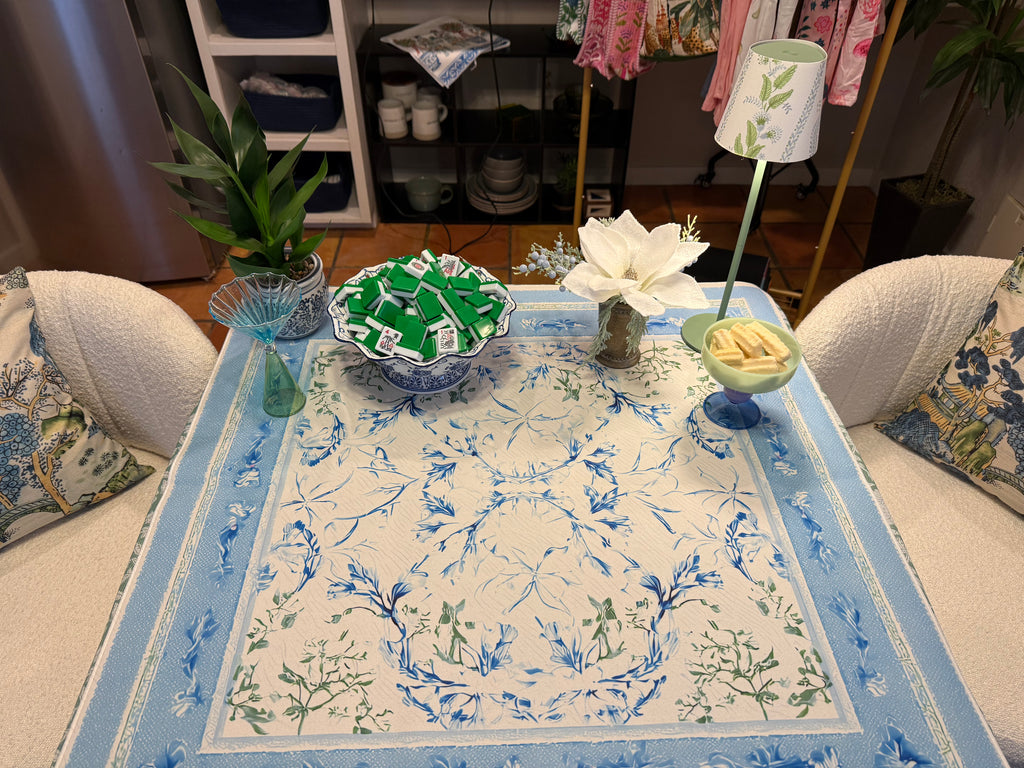 French Country Feel in this Mahjong Mat