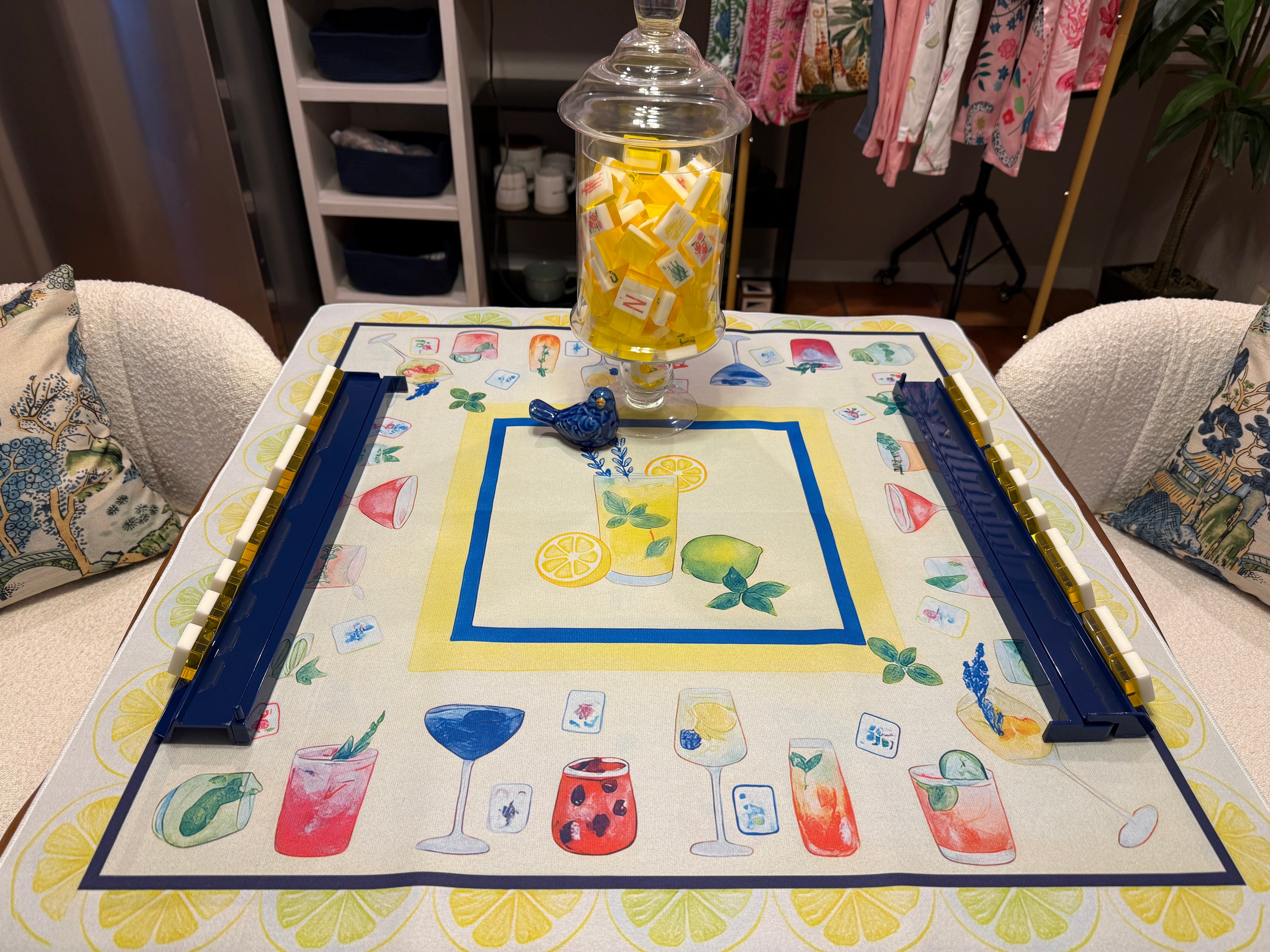 Summer Drinks inspired Mahjong Mat