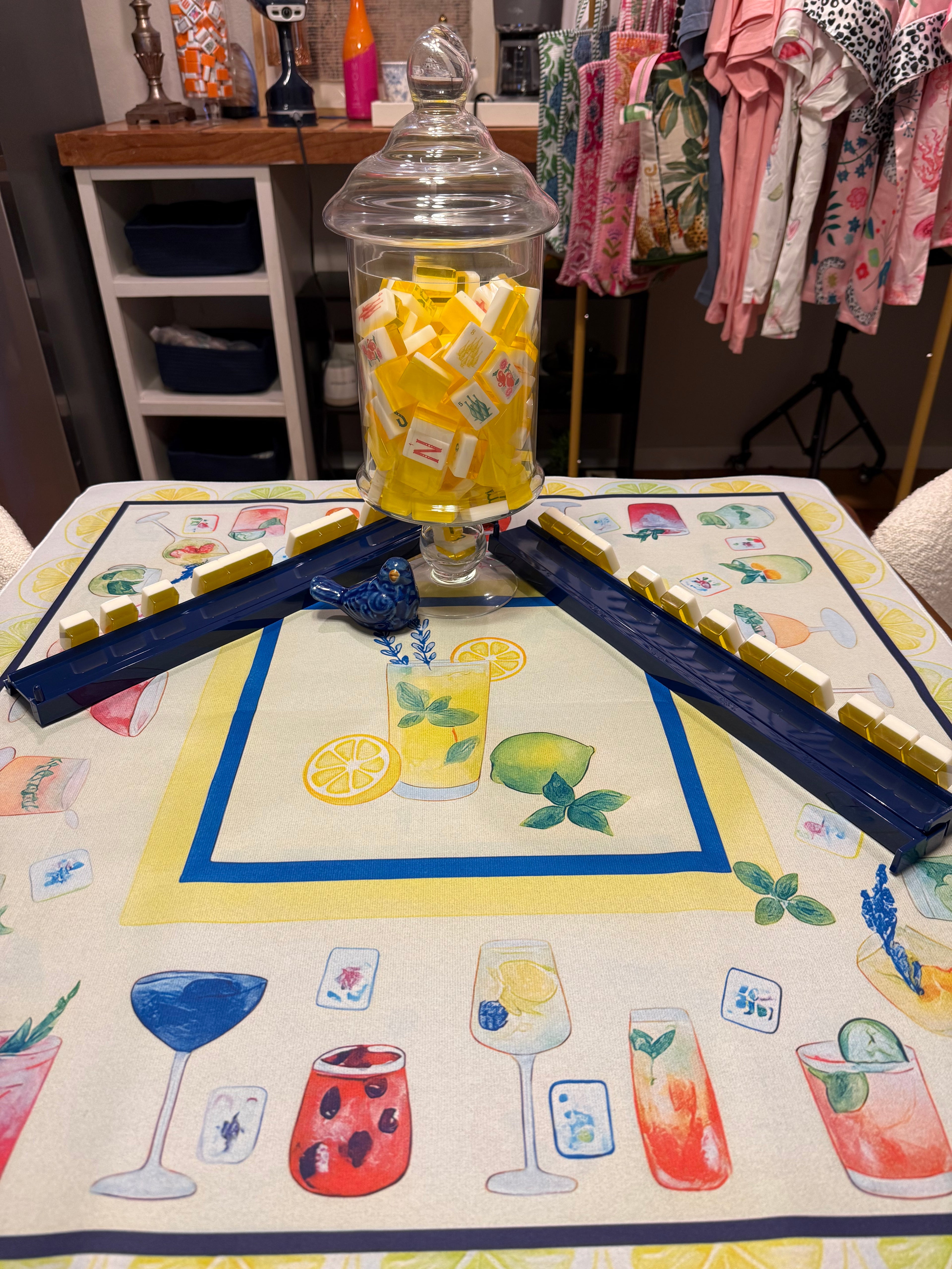 Summer Drinks inspired Mahjong Mat