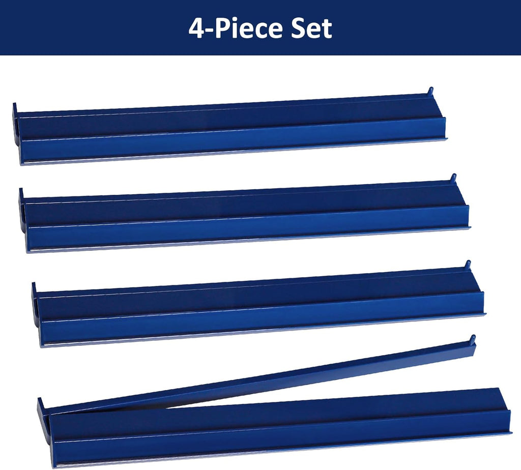 Mahjong Racks with Pushers - 4 PC - Navy Blue