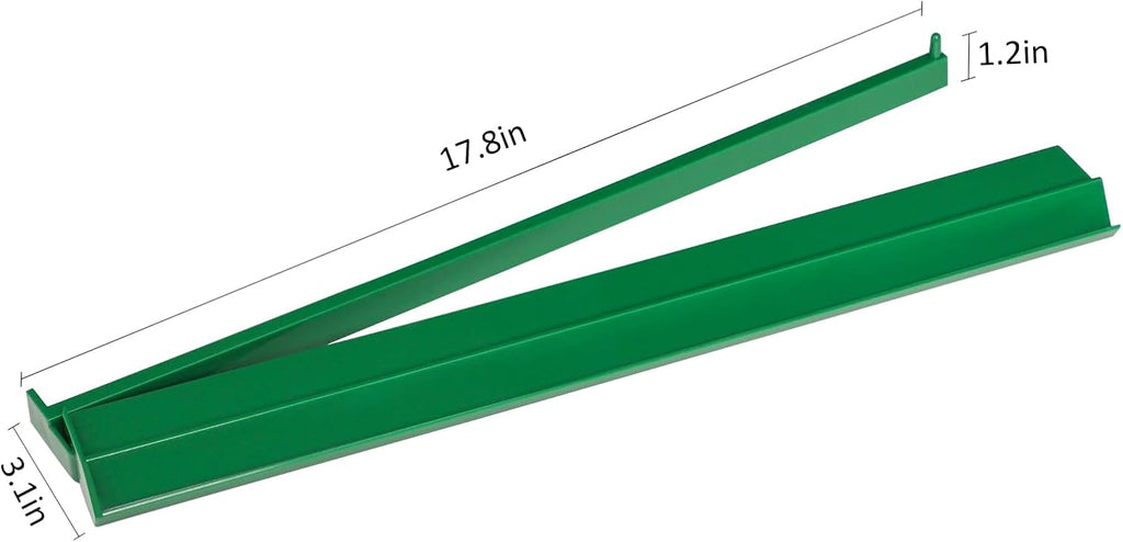 Mahjong Racks with Pushers - 4 PC - Green