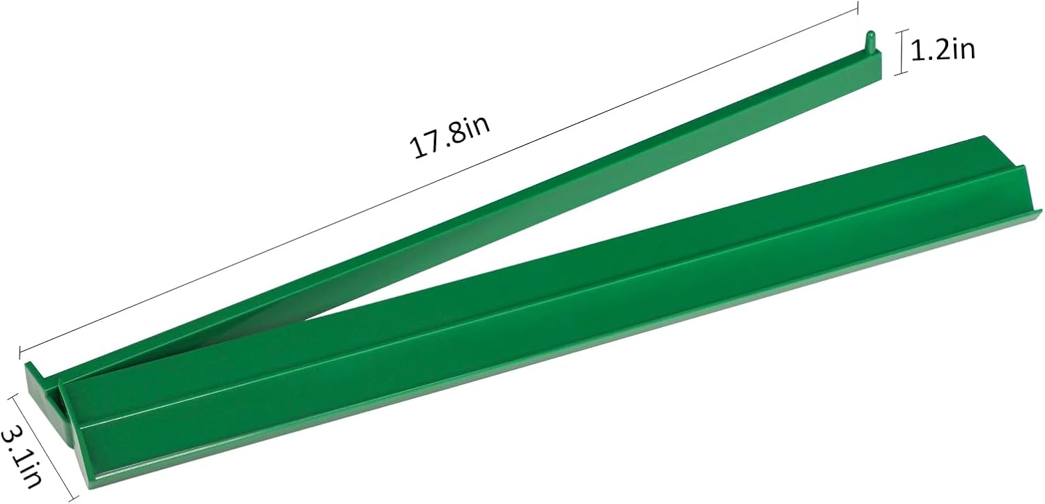 Mahjong Racks with Pushers - 4 PC - Green